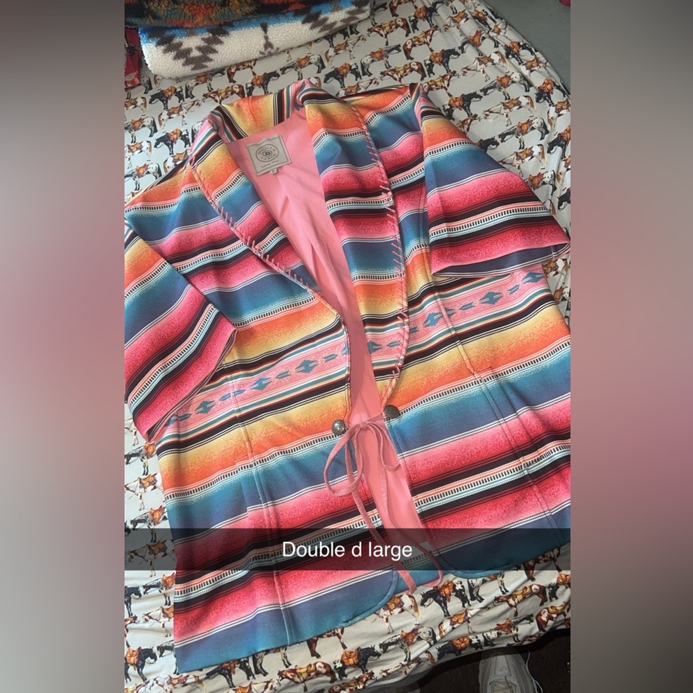 Double D Ranch Multicolor Striped Jacket